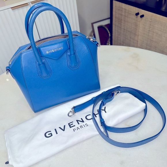 Givenchy Handbags - Givenchy Blue mini antigona crossbody